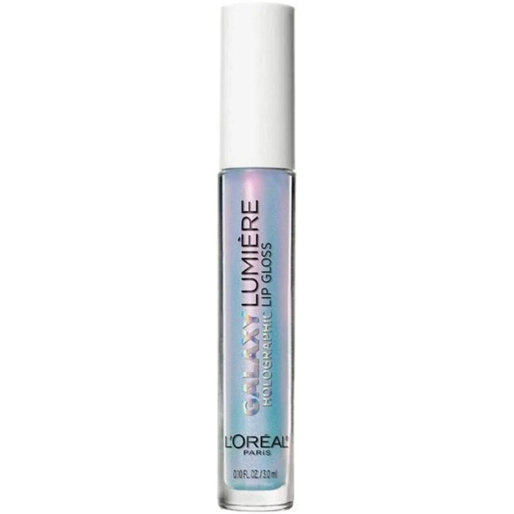 L'Oreal Makeup Infallible Galaxy Lumiere Holographic Lip Gloss, 05 Sapphire Star